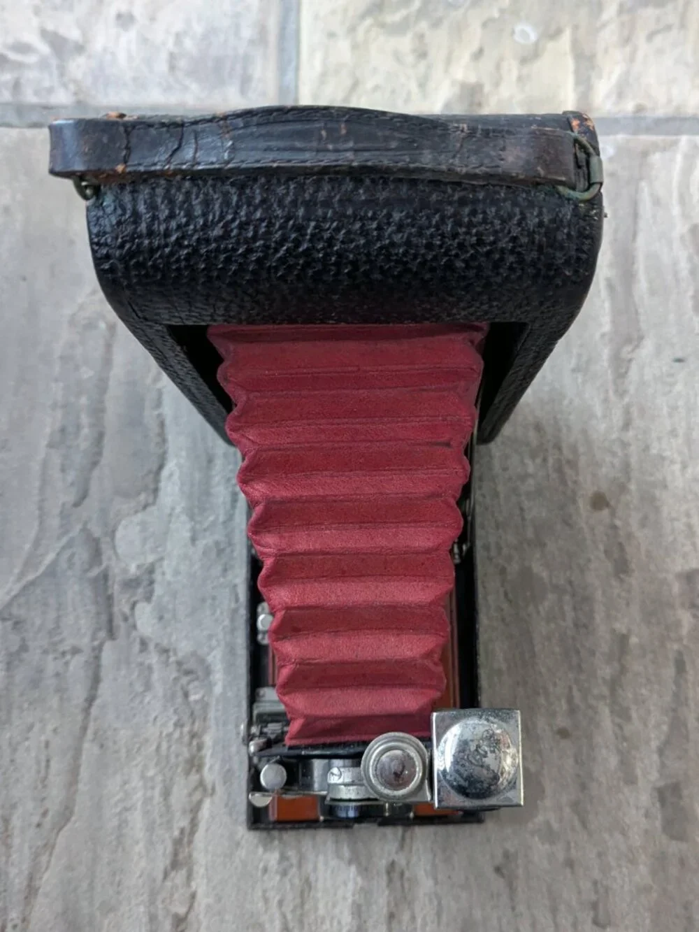 Kodak No.3A Folding Pocket Model B3 1890-1906 Camera (Red Bellows) - Picture 5 of 14